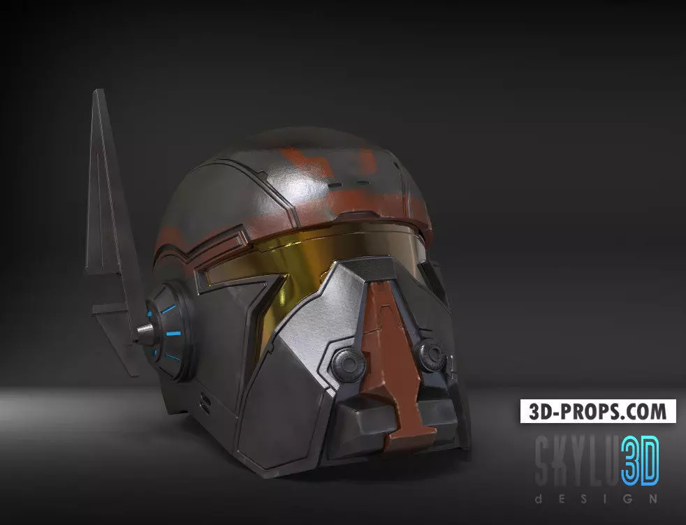 Shae Vizsla Helmet SWTOR 3D print model_0