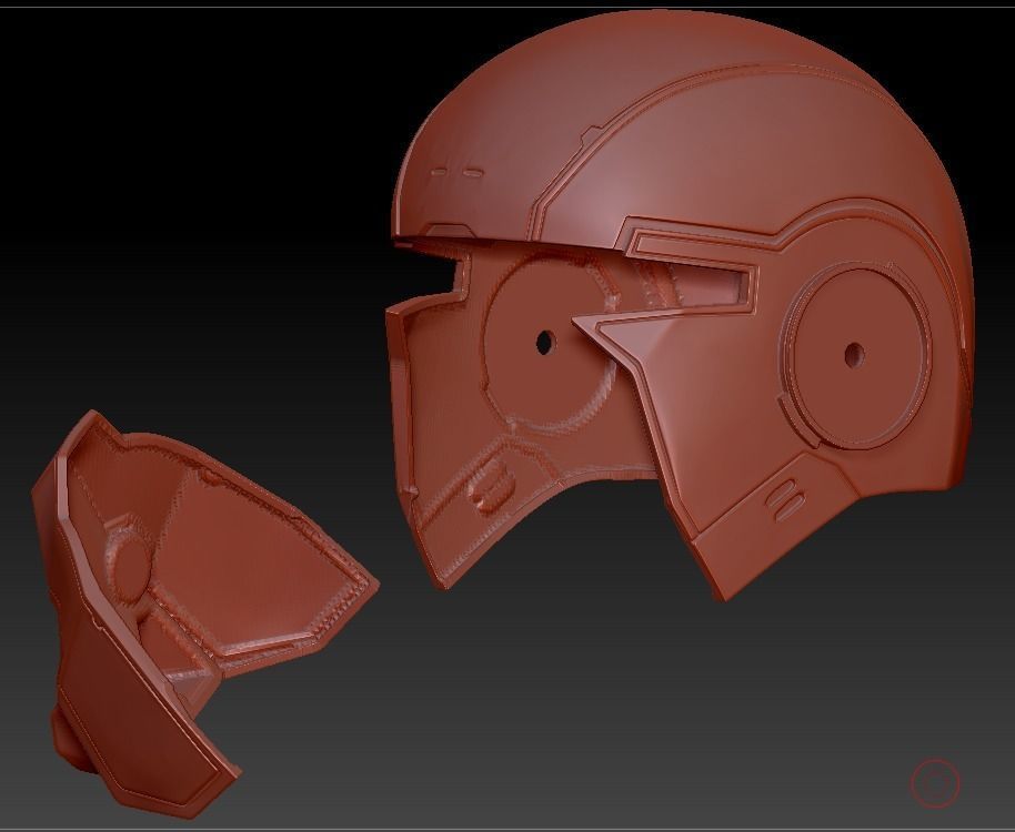 Shae Vizsla Helmet SWTOR 3D print model_9
