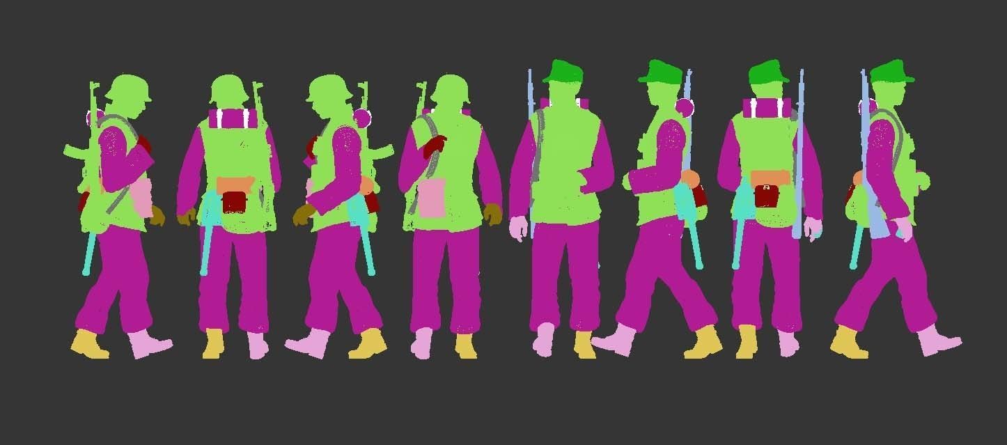 German soldiers 3D print model_3