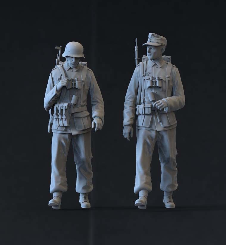 German soldiers 3D print model_15