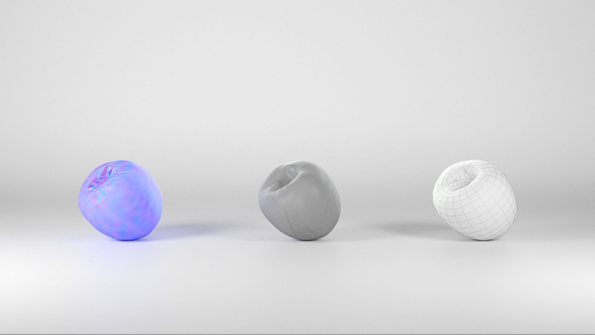 Persimmon 34 Low-poly 3D model_2