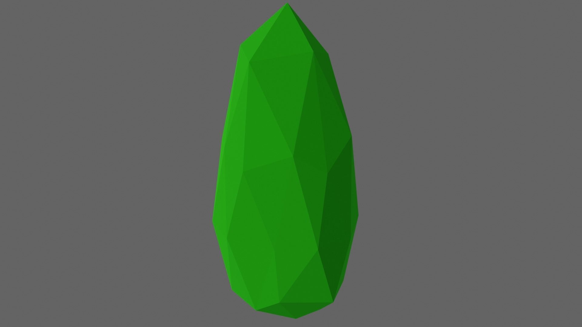 Low Poly Shrubs and Rocks Set 1 Low-poly 3D model_29