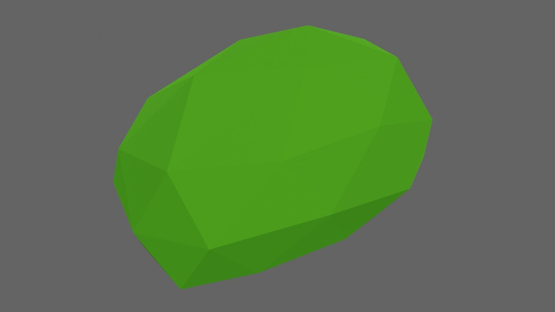 Low Poly Shrubs and Rocks Set 1 Low-poly 3D model_10