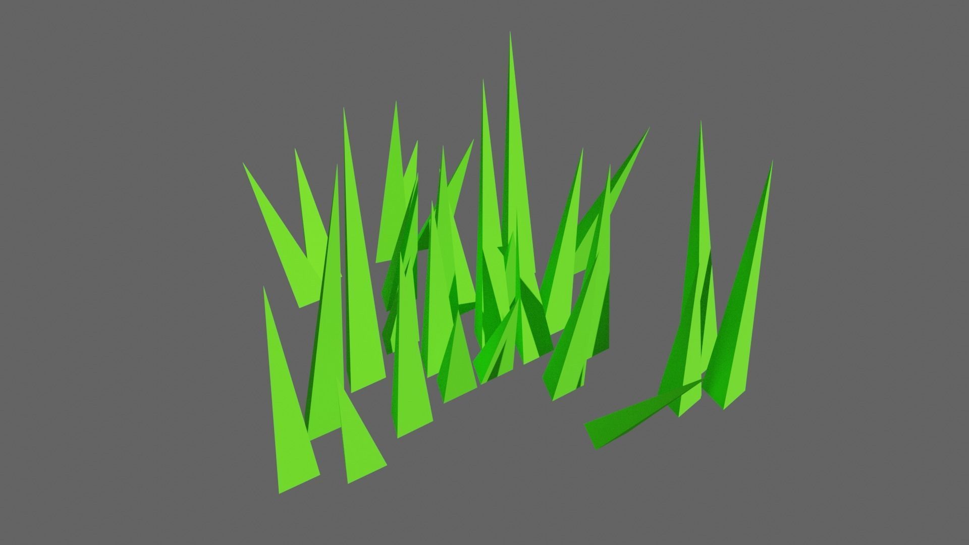 Low Poly Shrubs and Rocks Set 1 Low-poly 3D model_26