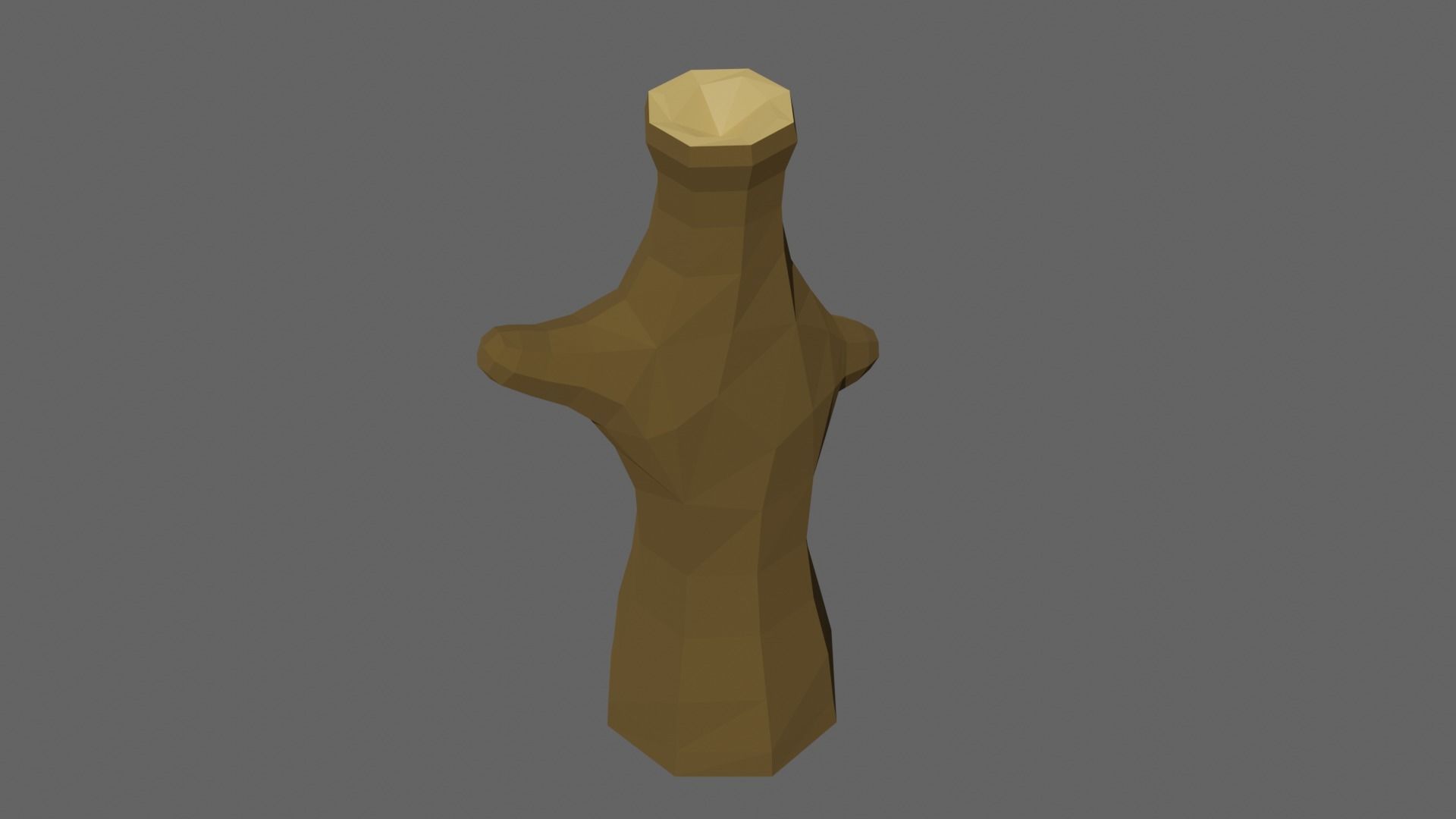 Low Poly Shrubs and Rocks Set 1 Low-poly 3D model_25