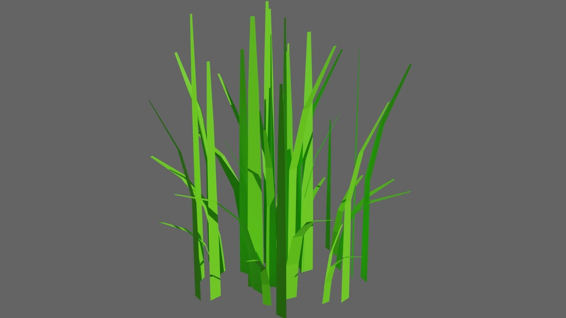 Low Poly Shrubs and Rocks Set 1 Low-poly 3D model_38