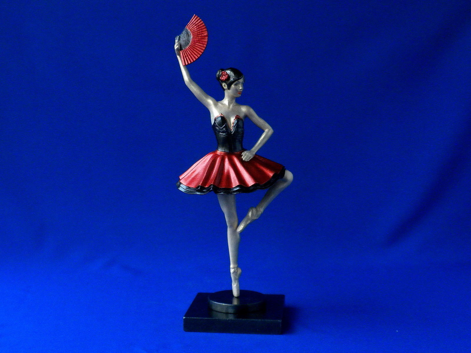 Ballerina 4 figurine 3D print model_2