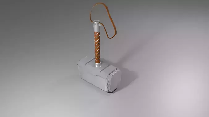 Thors mighty weapon Mjolnir