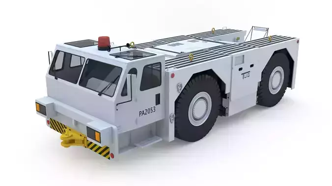  Heavy Tug Aircraft Tractor 3D model