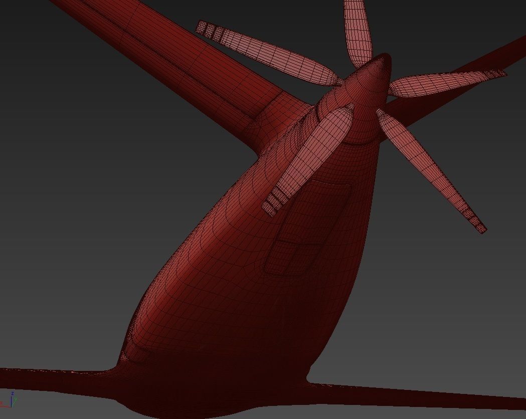 Electric Aircraft Alice Eviation with Interior 3D model_16