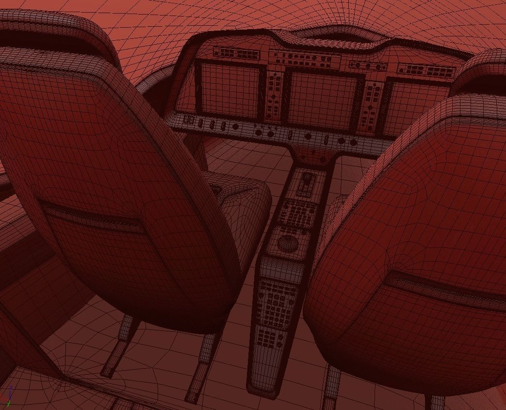 Electric Aircraft Alice Eviation with Interior 3D model_32