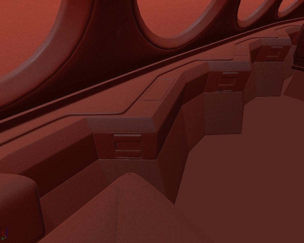 Electric Aircraft Alice Eviation with Interior 3D model_31