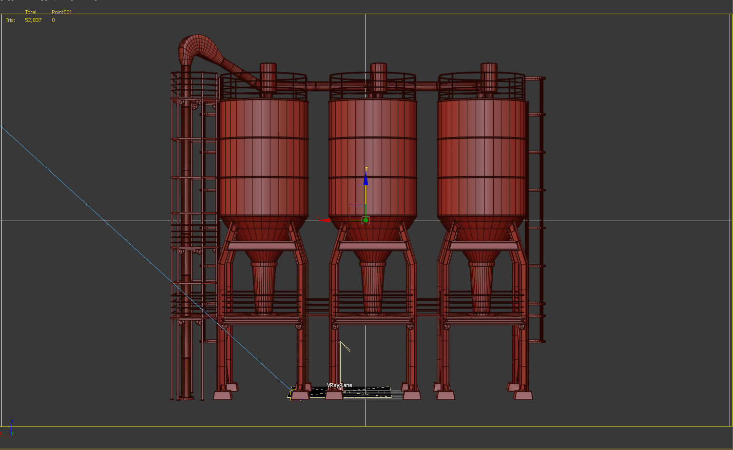 Factory Unit 01 PBR Low-poly 3D model_14