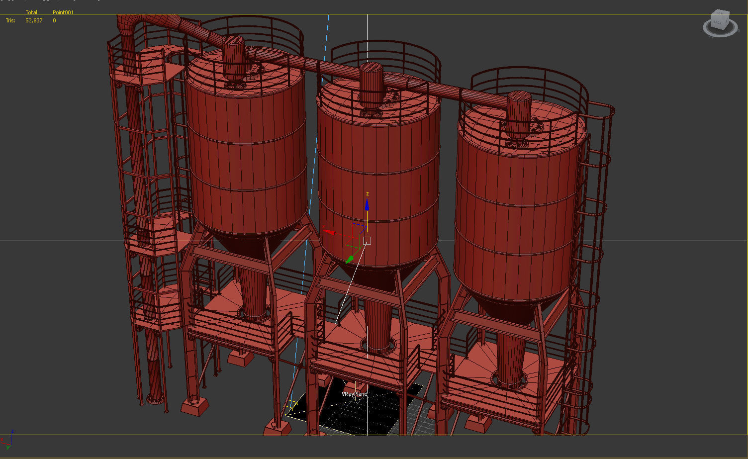 Factory Unit 01 PBR Low-poly 3D model_15