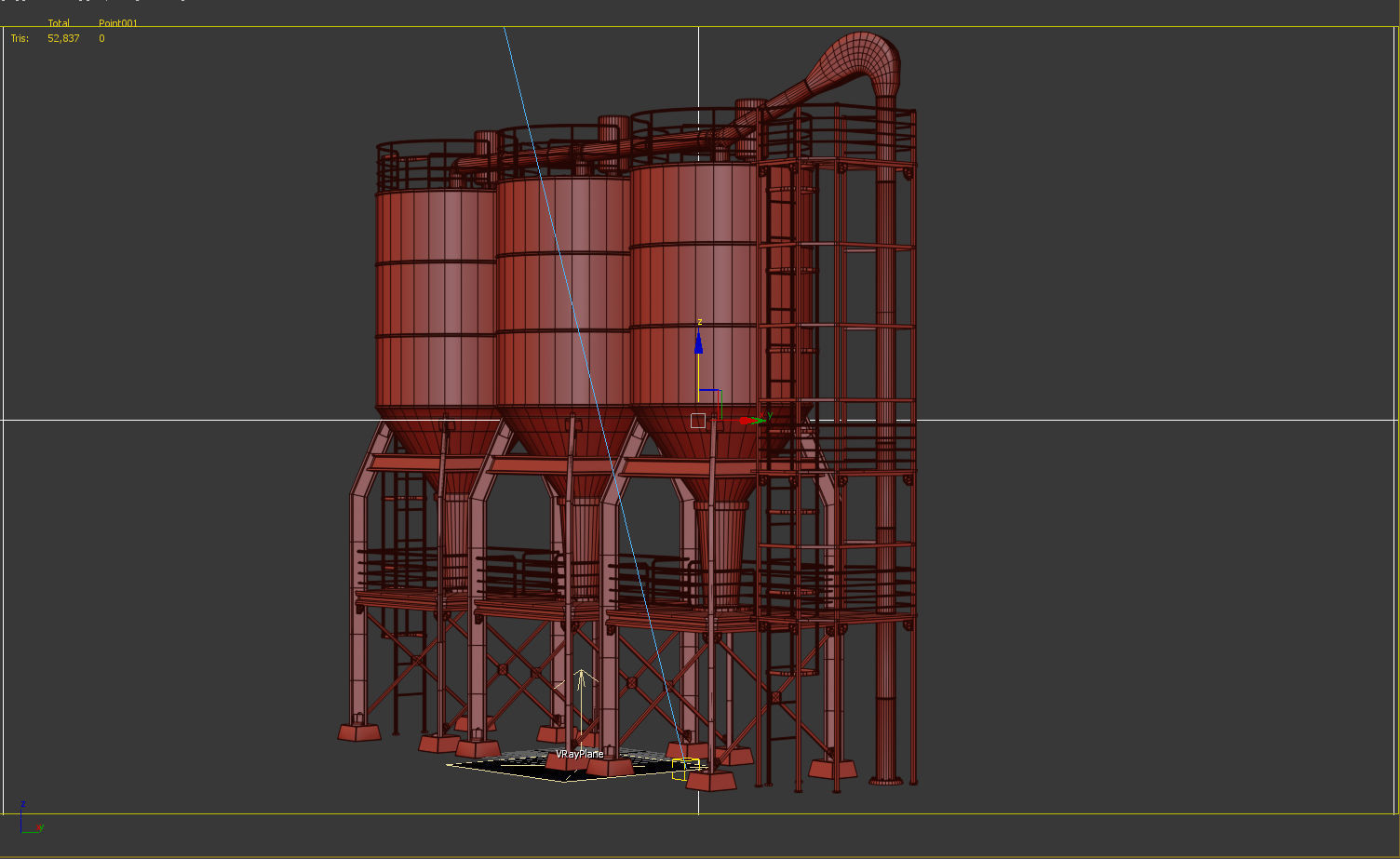 Factory Unit 01 PBR Low-poly 3D model_13