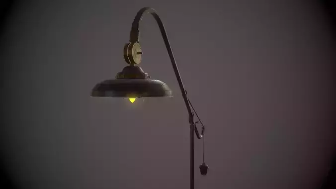 Retro floor lamp