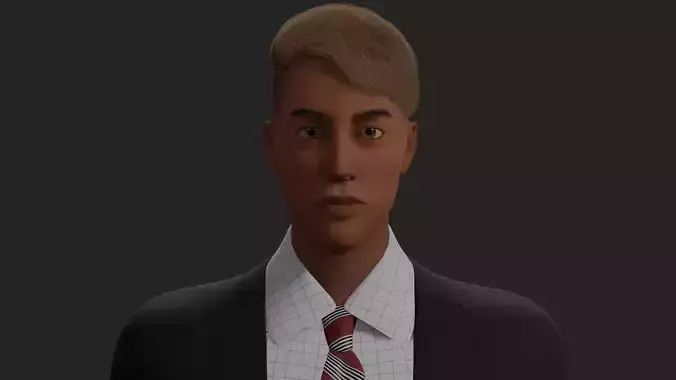 Male character Free 3D model