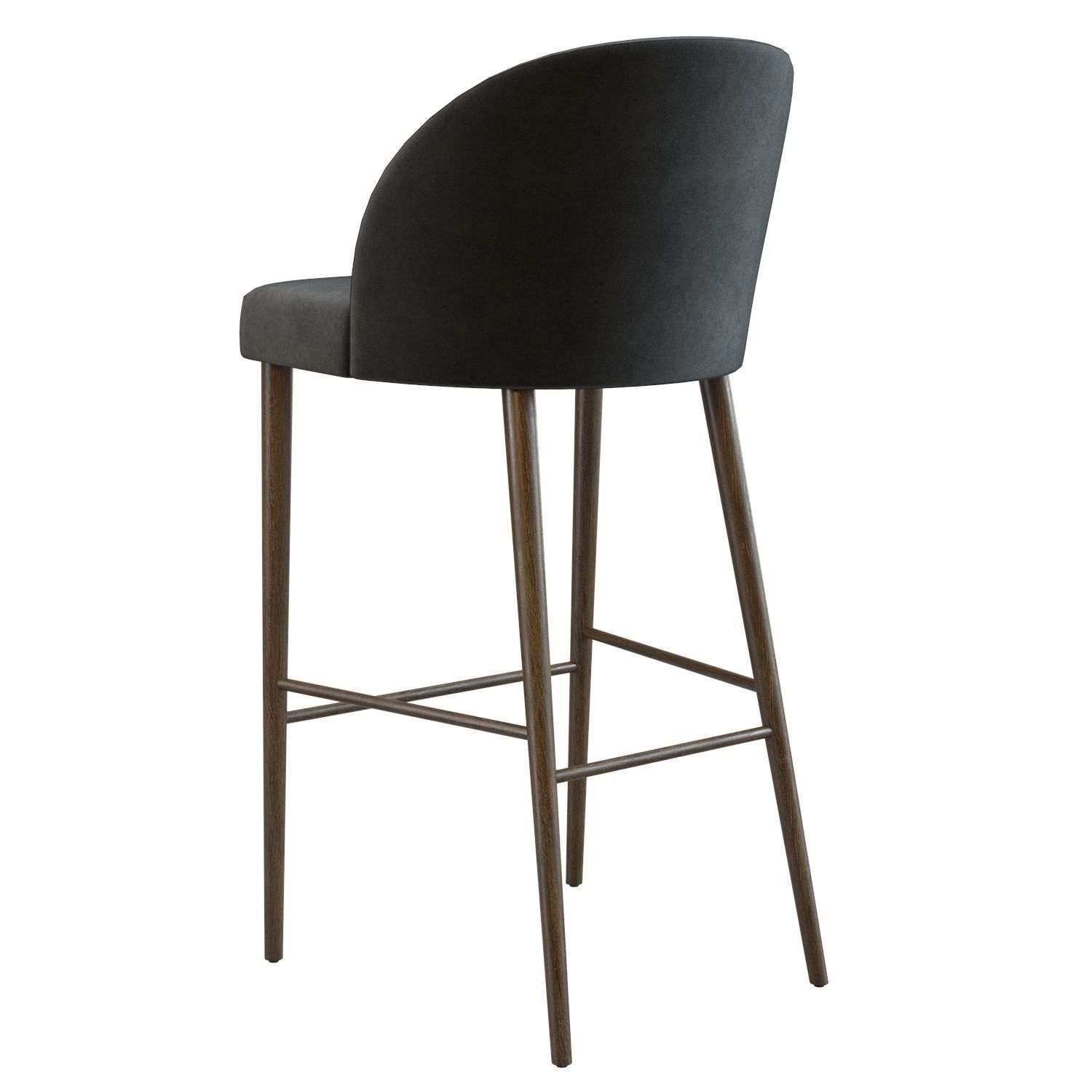 Camille Bar Stool - Crate and Barrel 3D model_7