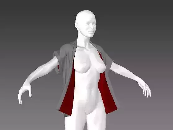 Clothes for Marvelous Designer Open Cape