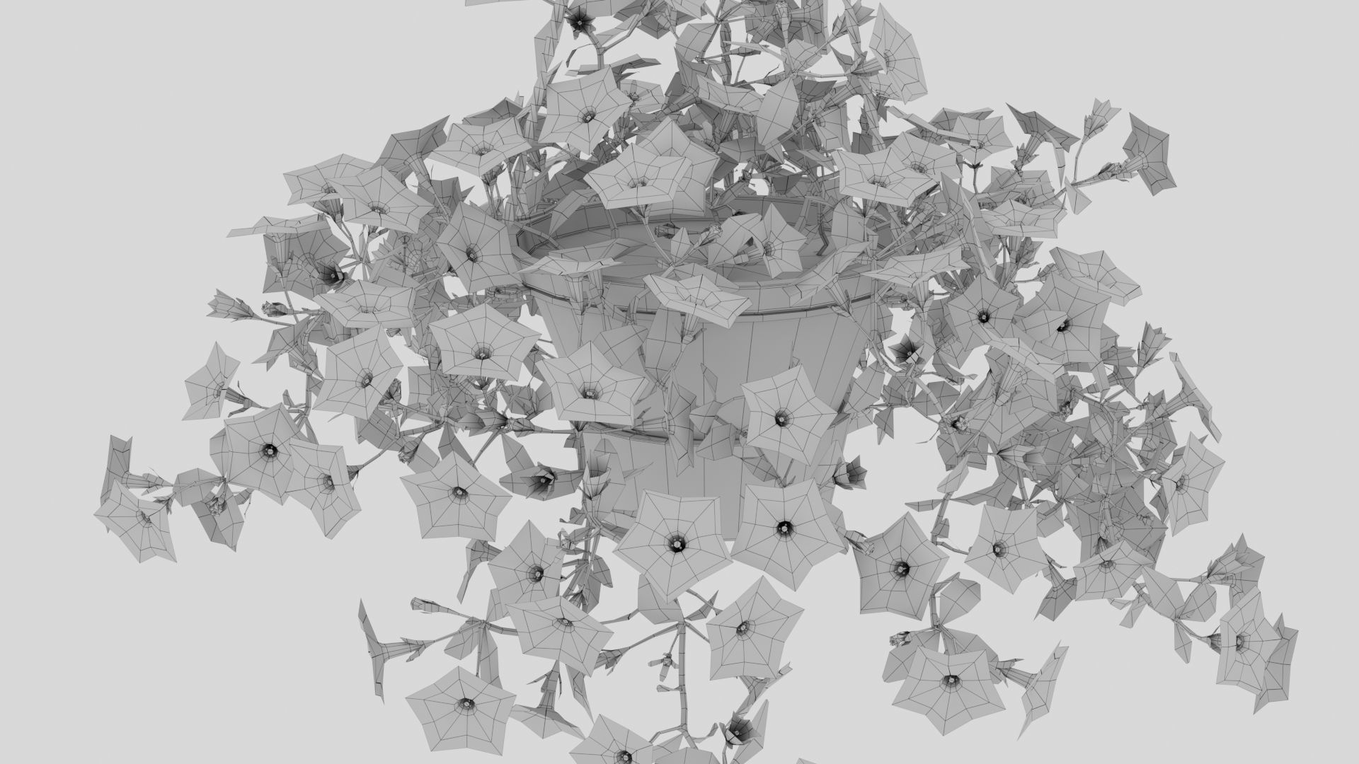 Hanging flower 3D model CGTrader