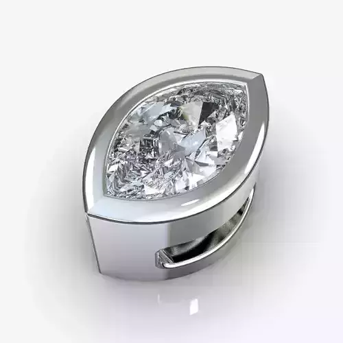 Diamond pendant marquis  