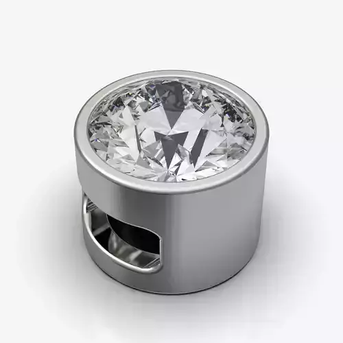 Diamond pendant circle  3D print model