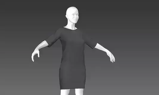 Clothes for Marvelous Designer T-Shirt01 for Woman