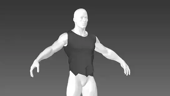 Clothes for Marvelous Designer Vest Muscular01 for Man
