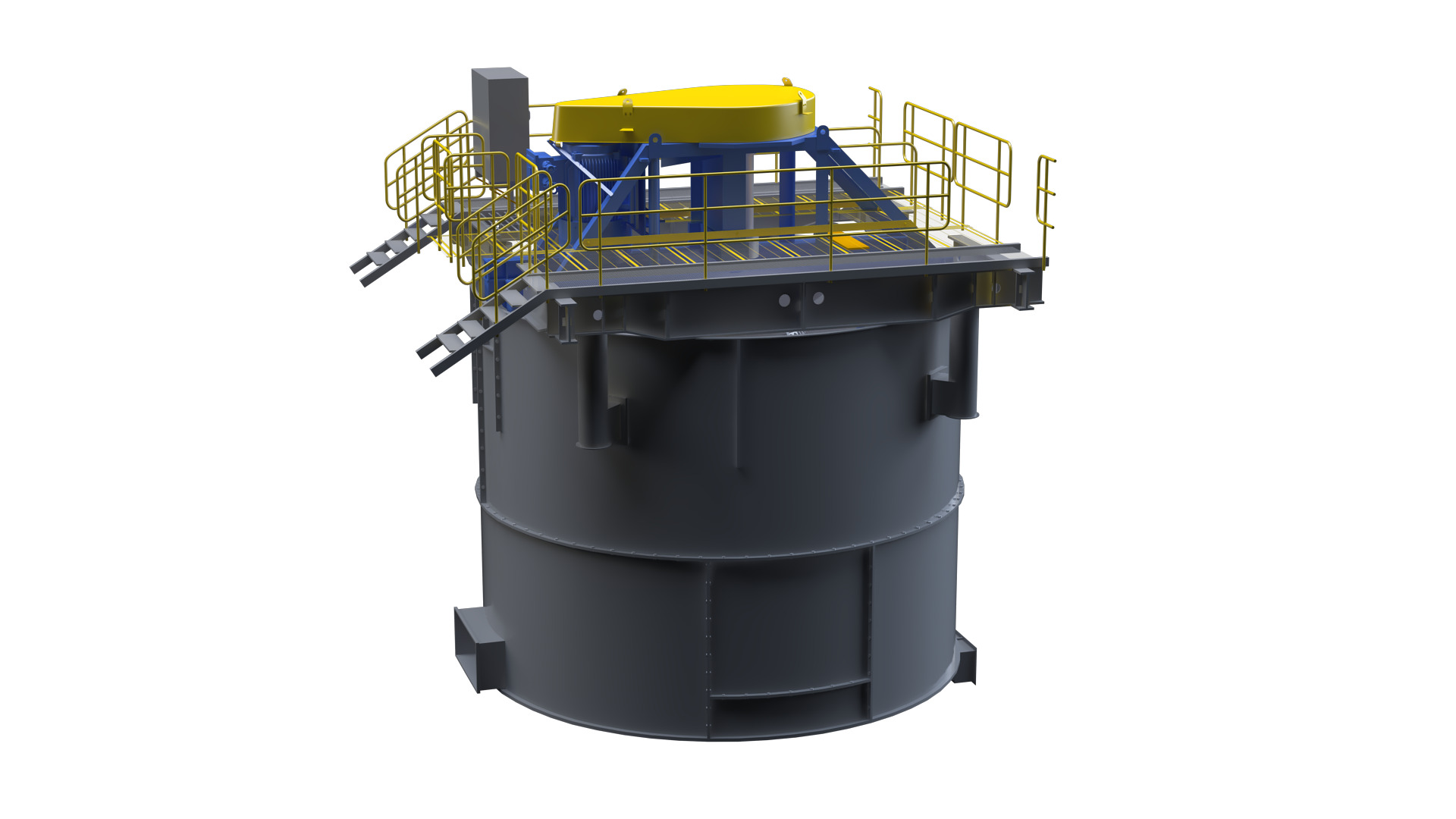 Industrial Vertical Crusher  3D model_1