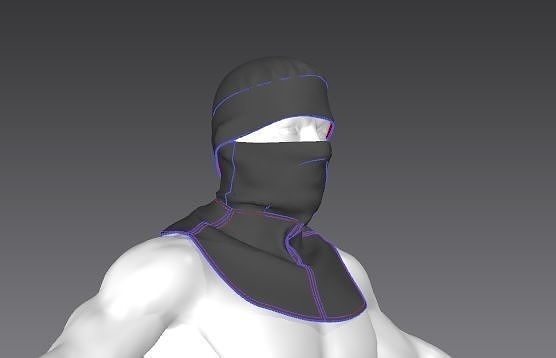 Clothes for Marvelous Designer Hood02 3D model