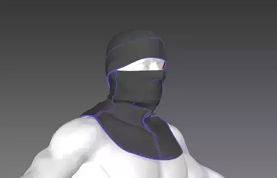 Clothes for Marvelous Designer Hood02 3D model