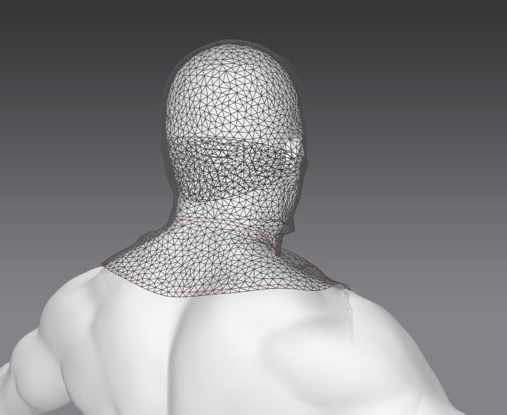 Clothes for Marvelous Designer Hood02 3D model_4