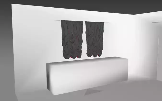 Marvelous Designer and 3DS Max Curtains01 Smallest