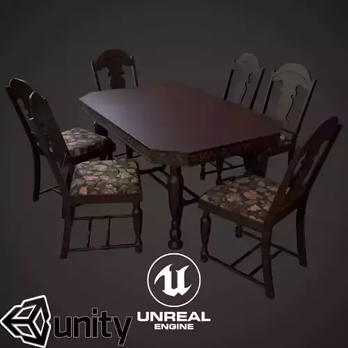 Antique Table and Chairs