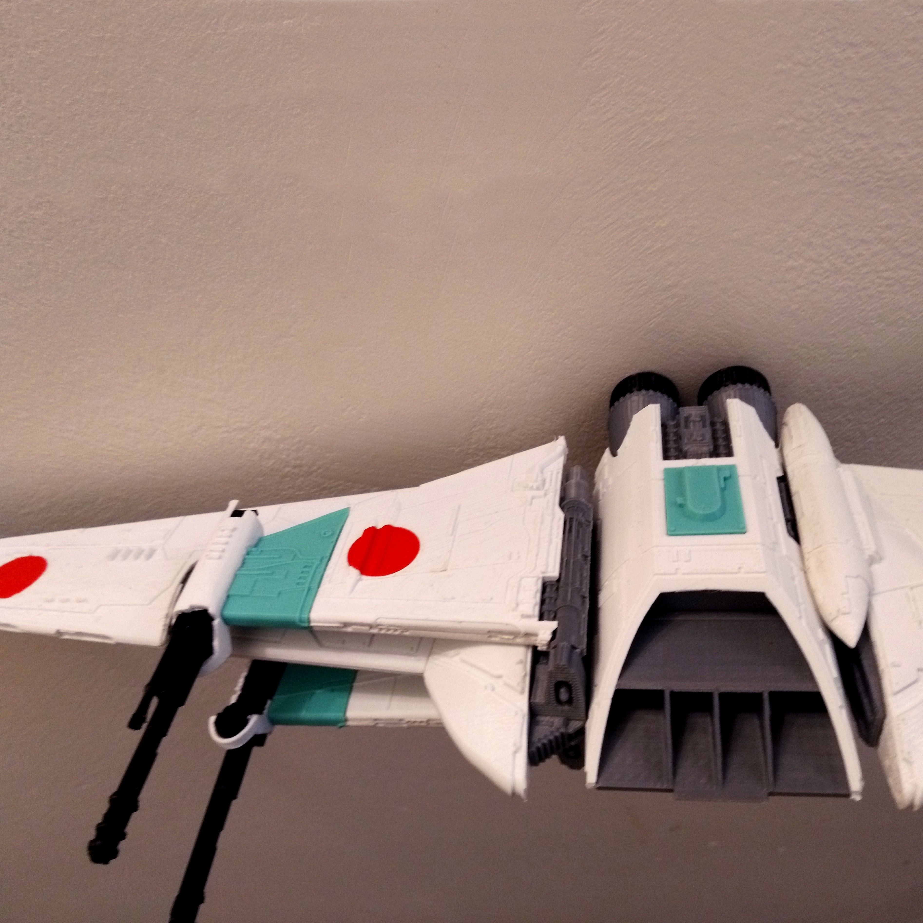 STAR WARS B-WING - DETAILED AND PRINTABLE - WITH INSTRUCTIONS 3D print model_6