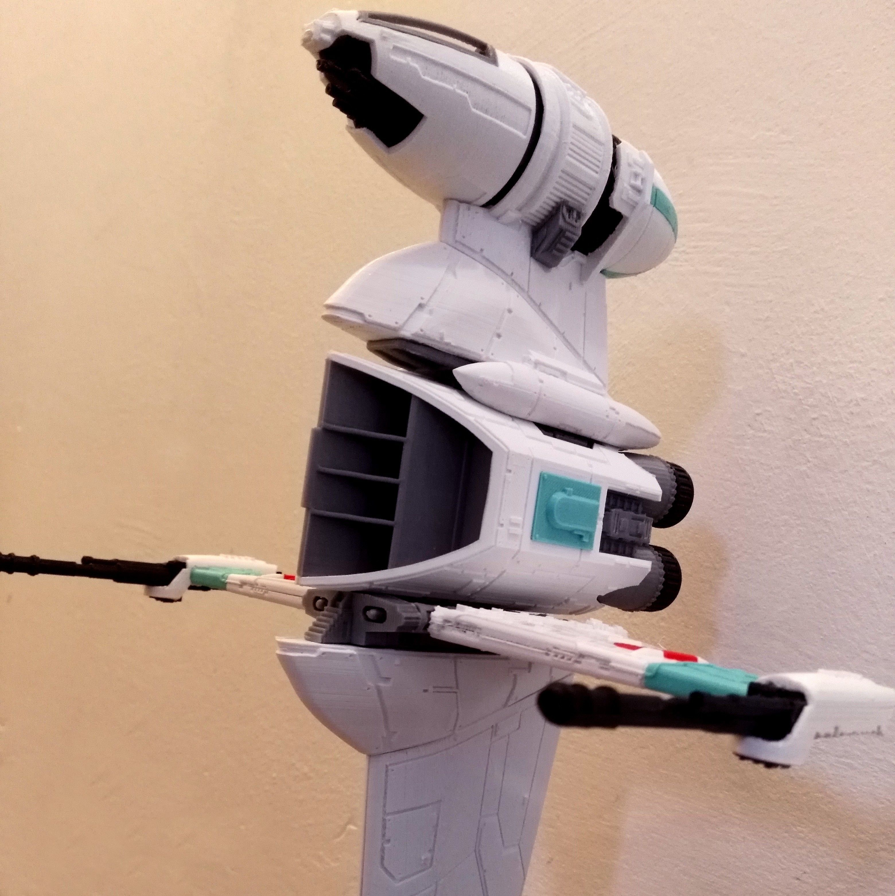 STAR WARS B-WING - DETAILED AND PRINTABLE - WITH INSTRUCTIONS 3D print model_14