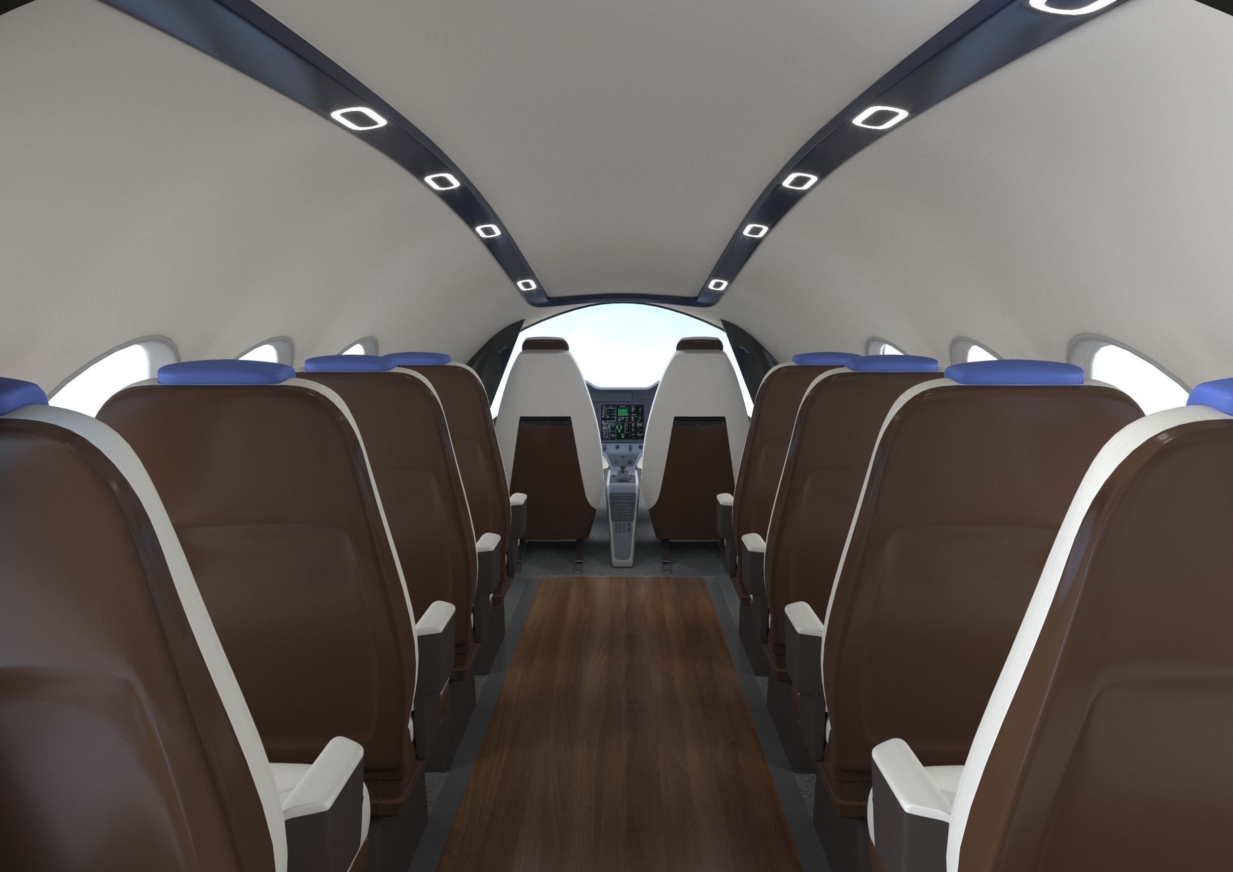 Airplane Chair 3D model_3