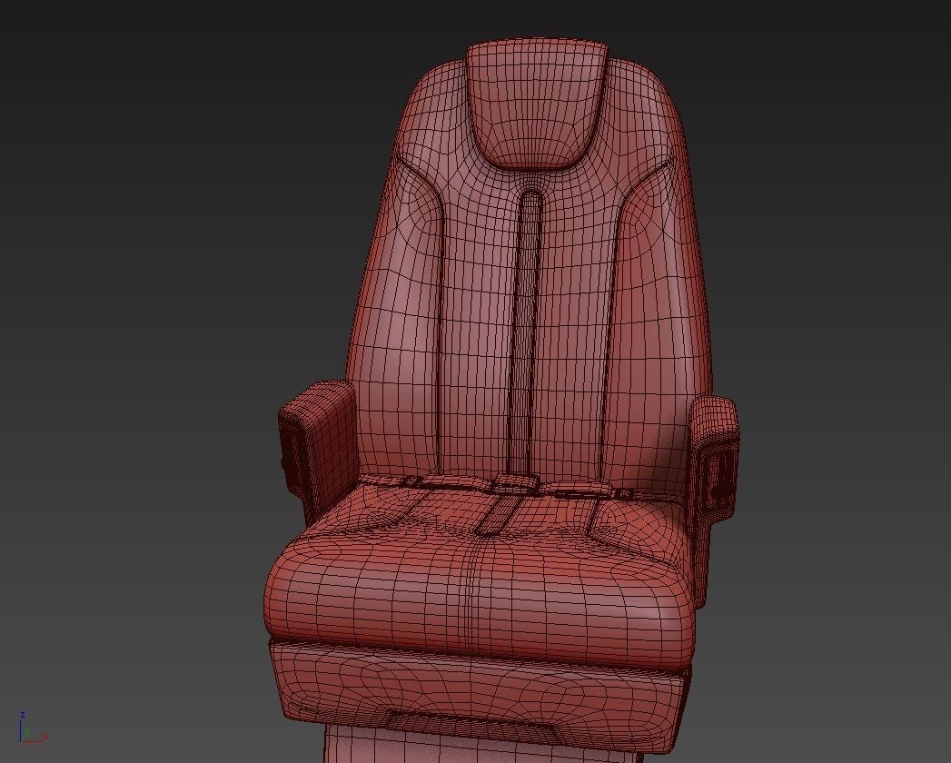 Airplane Chair 3D model_11