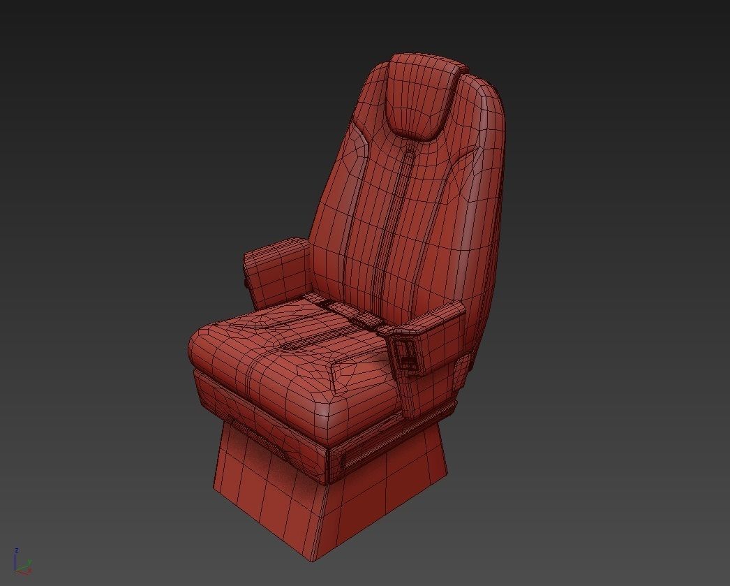 Airplane Chair 3D model_13