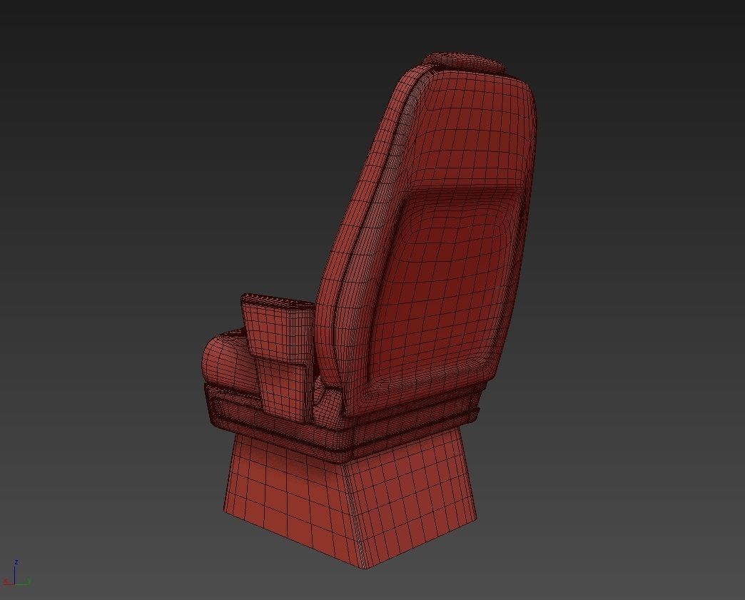 Airplane Chair 3D model_15