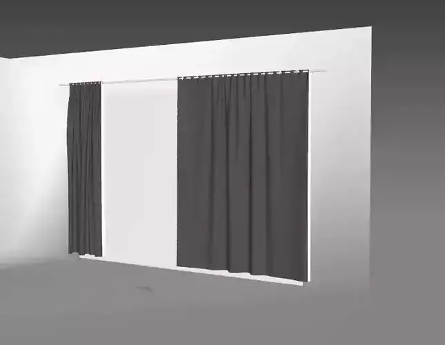 Marvelous Designer and 3DS Max Curtains03 Bigger