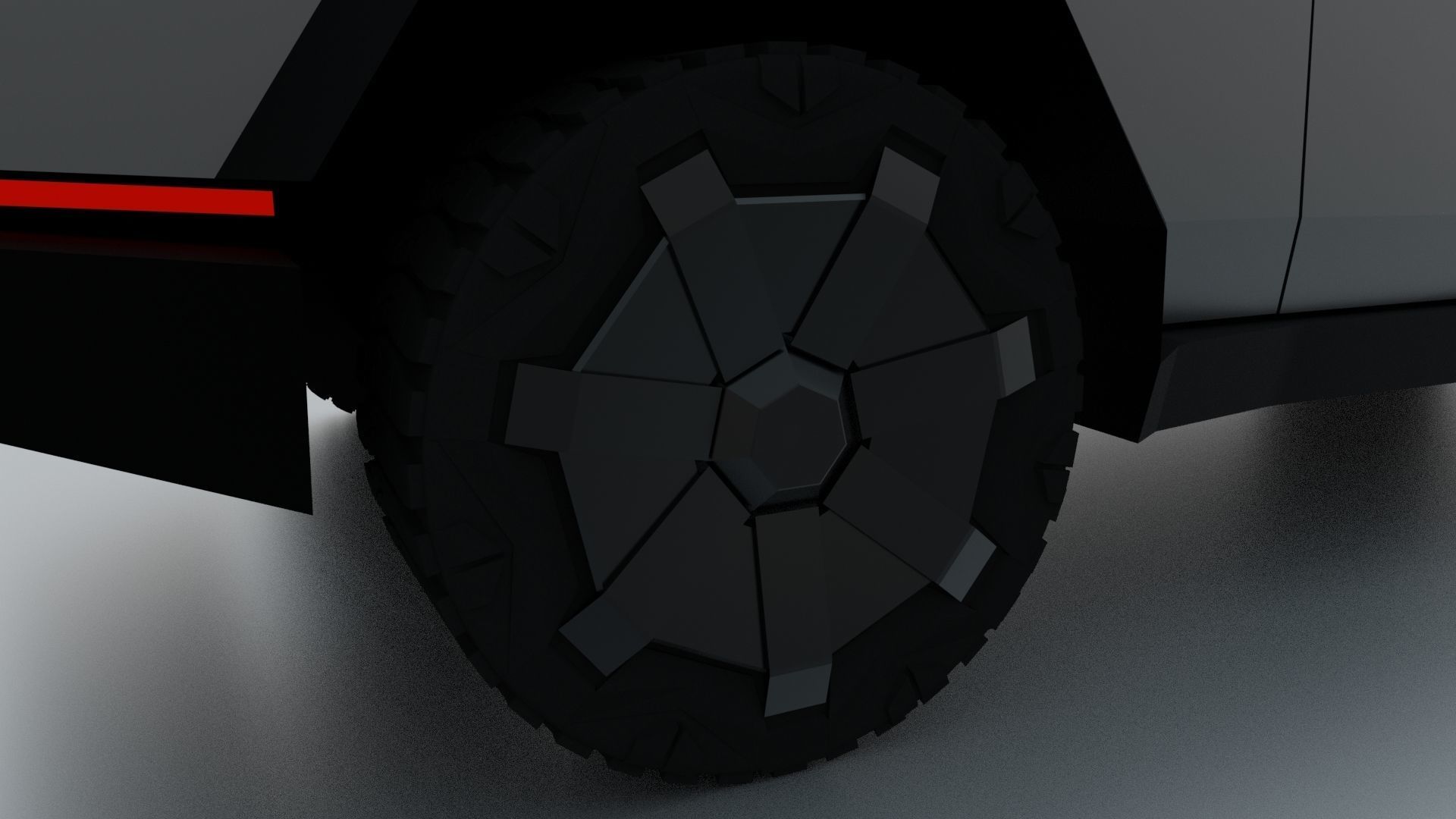 Tesla Cybertruck 3D model_9