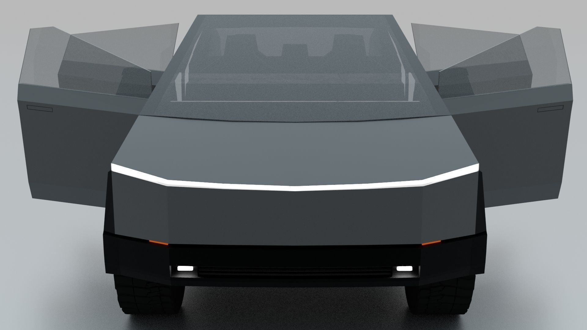 Tesla Cybertruck 3D model_4