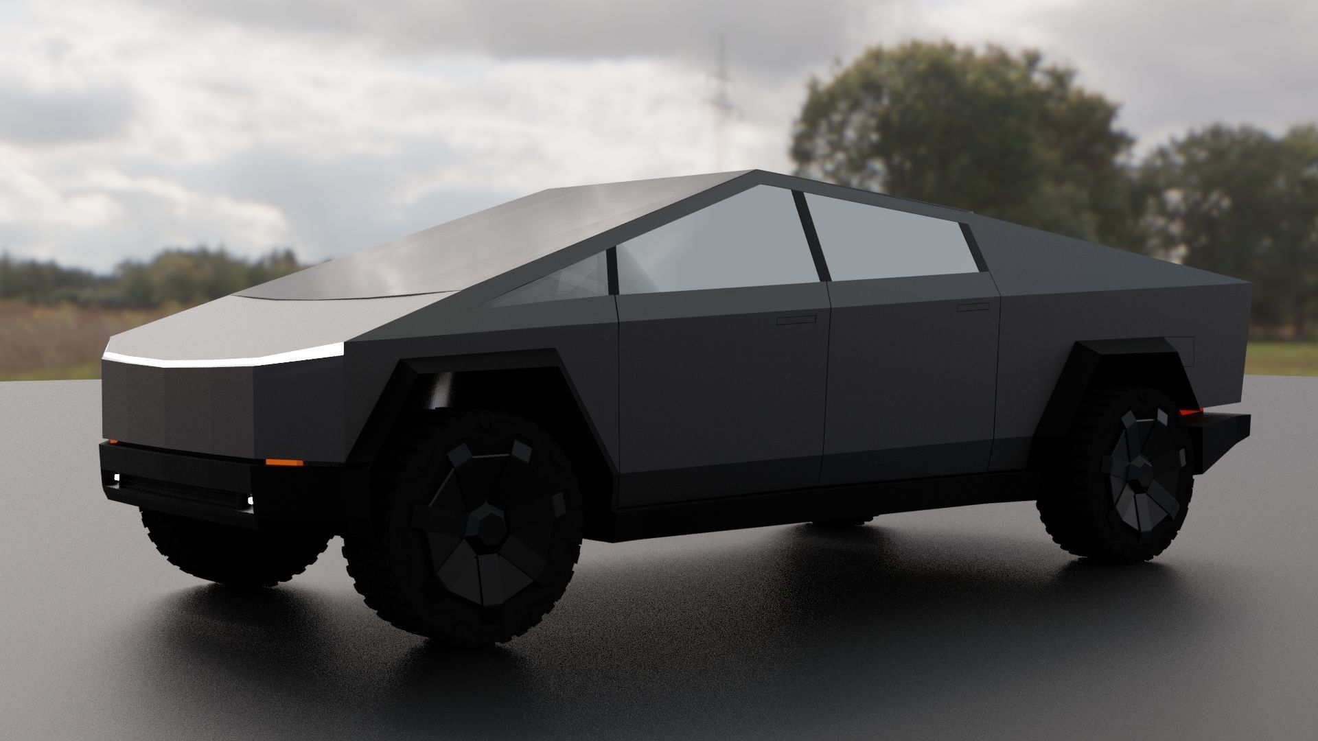 Tesla Cybertruck 3D model_14