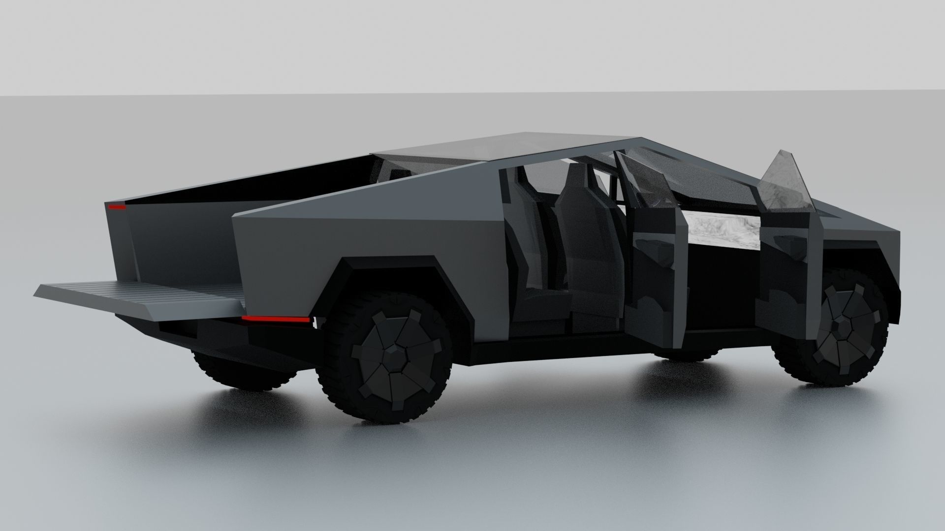 Tesla Cybertruck 3D model_2