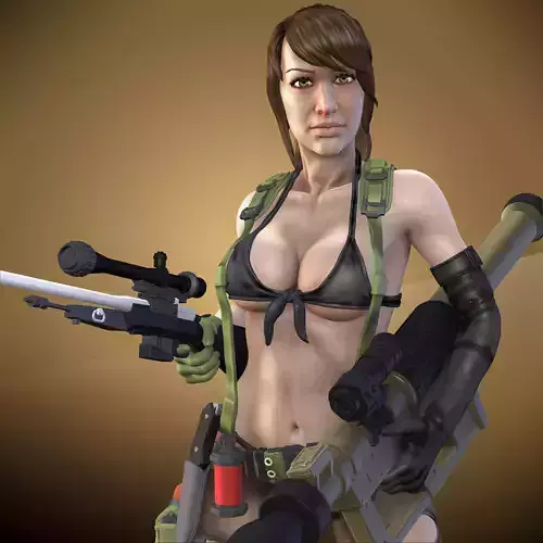 Metal Gear Solid 5 - Quiet model for 3d Print