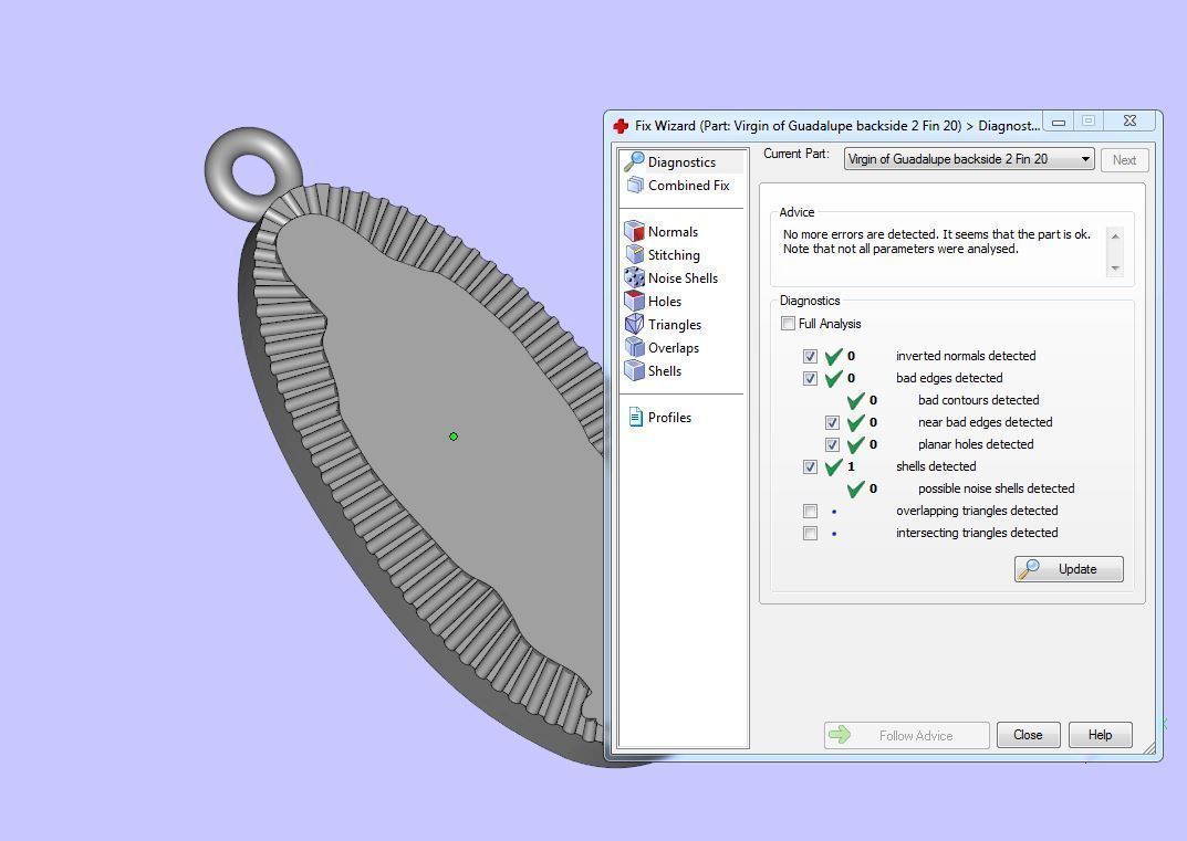 Virgin of Guadalupe Figure  3D print model_8