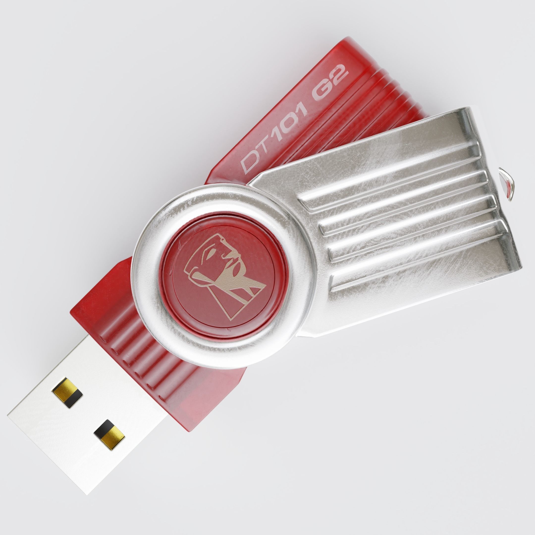 Kingston flash drive 16GB 3D model_1