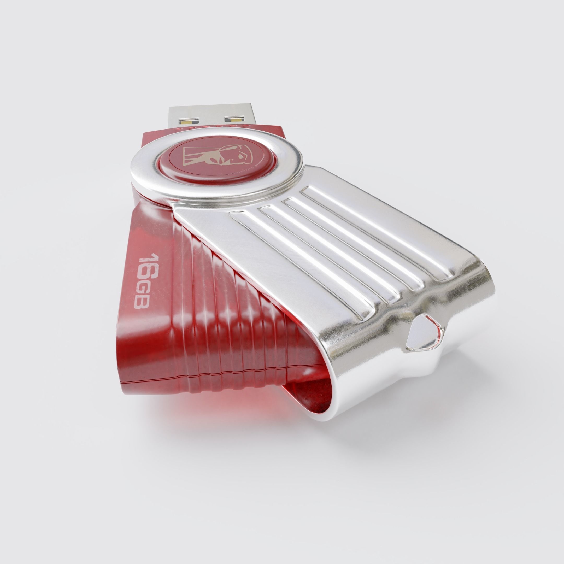 Kingston flash drive 16GB 3D model_5