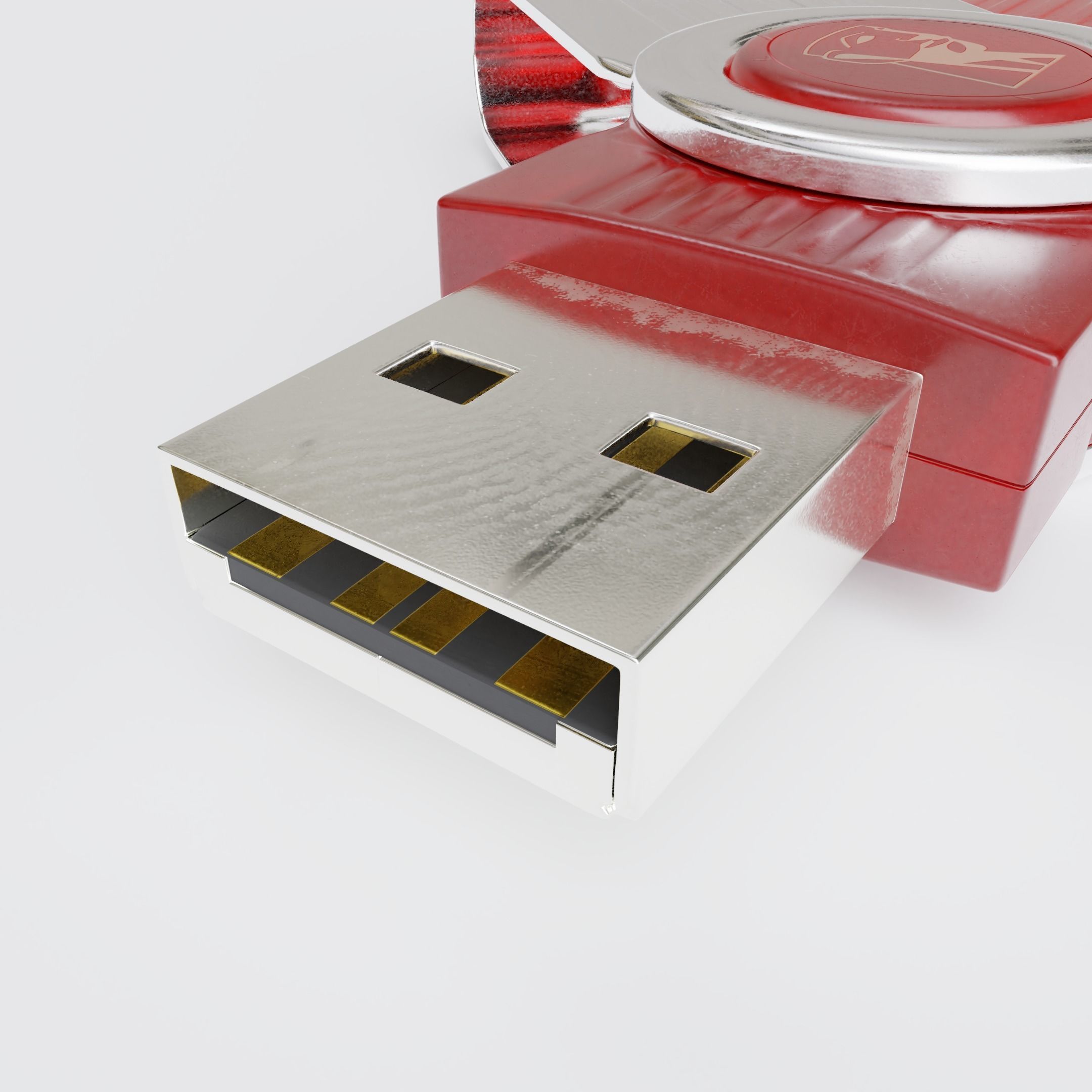 Kingston flash drive 16GB 3D model_3